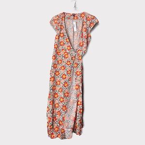 J. Crew Factory | Dresses | Nwt Jcrew Mercantile Easy Wrap Dress In ...